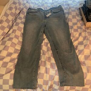 Good-american Women's Blue and Grey Jeans